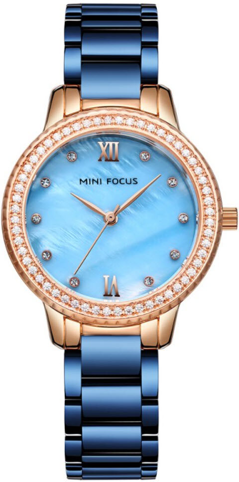 Mini Focus Lady Rose Blue Crystal 0226