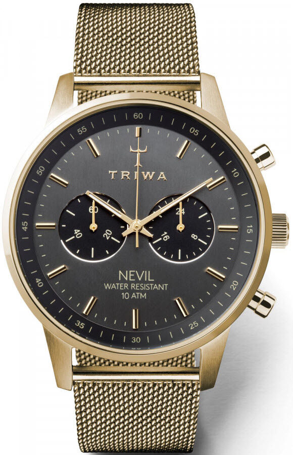 Triwa Smoky Nevil Gold NEST117-ME021313