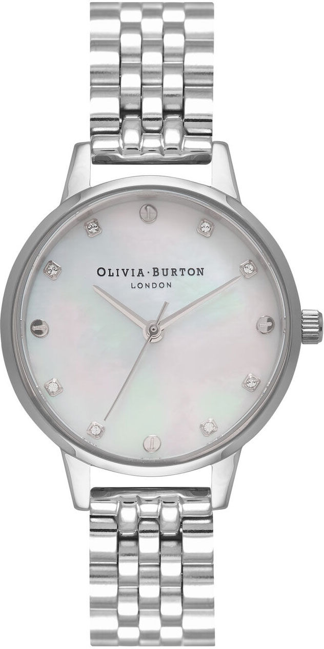 Olivia Burton Classics Midi MOP Silver OB16SE09