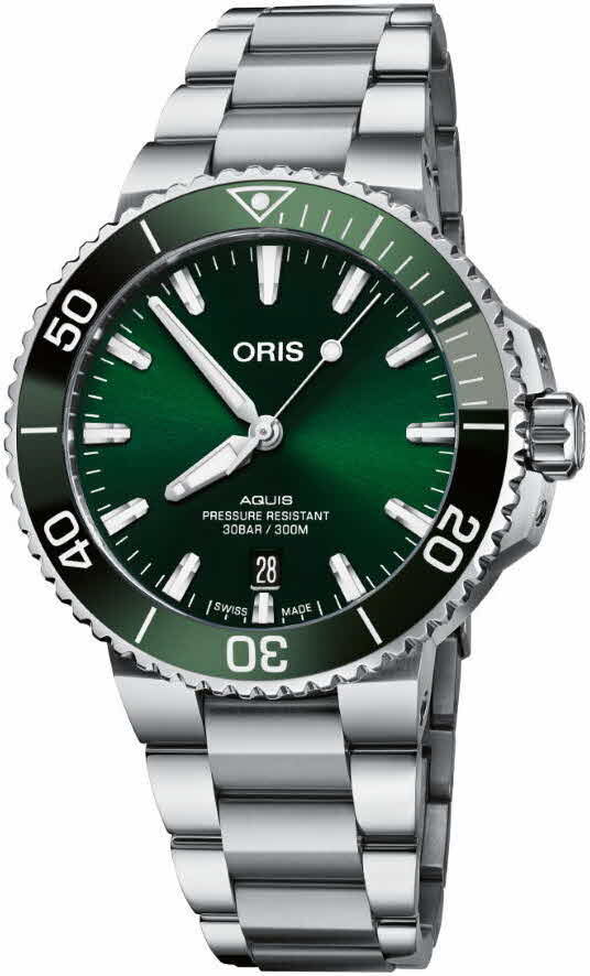 Oris Aquis Date Green 01 733 7766 4157-07 8 22 05PEB