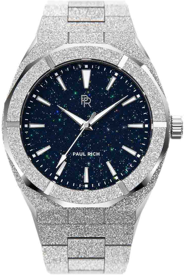 Paul Rich Frosted Star Dust - Silver 42 mm