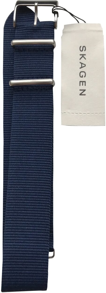 Skagen Flott Nato klokkereim fra Skagen - Skagen 20mm Blue Nato Strap GWPSK1004