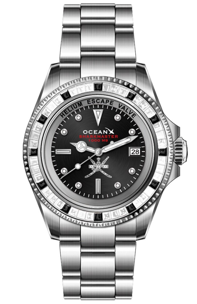 OceanX Sharkmaster 1000 M9 Zebra - Omani Khanjar Limited Edition 50pcs SMS1004M9