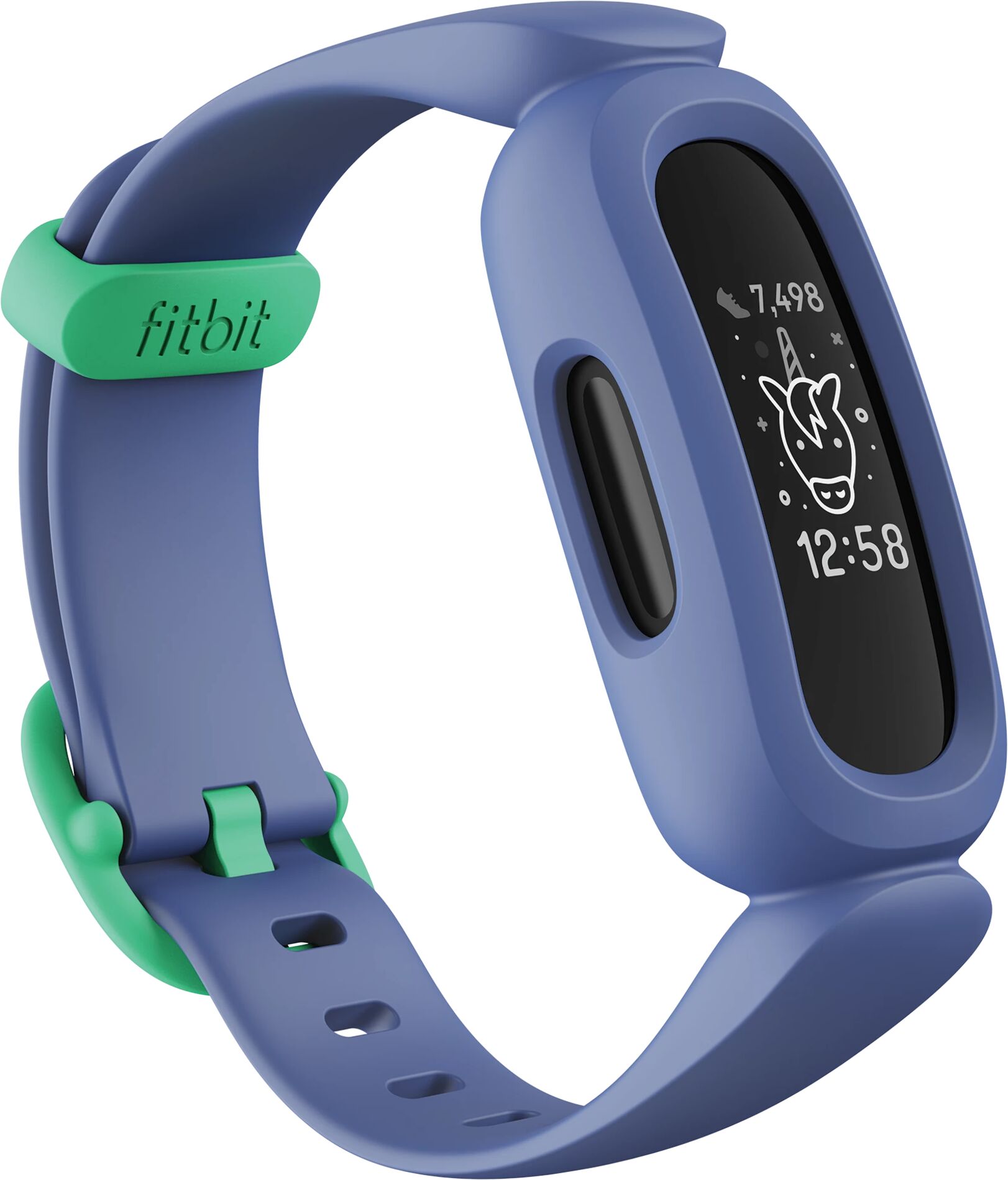 Fitbit Ace 3, aktivitetsklokke for barn ONE Blue/Green