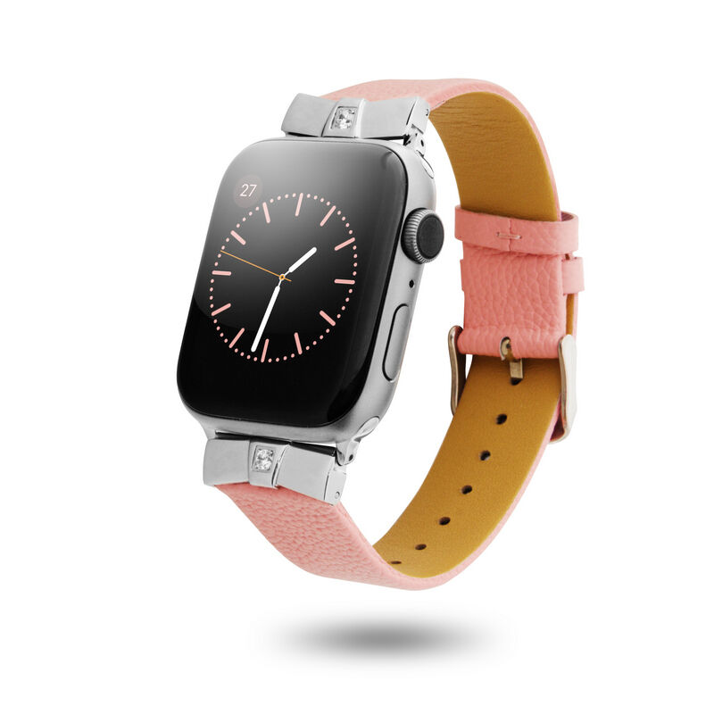 Unotec correa cuero rosa para apple watch 38/40mm