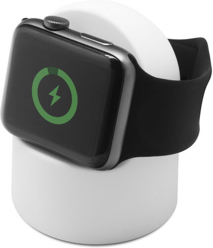 Unotec base blanca con cargador para apple watch