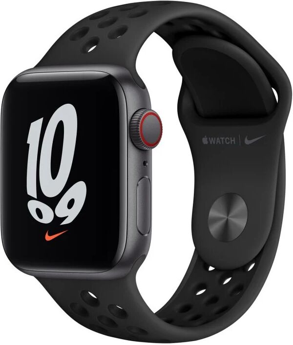 Apple watch se nike 2021 gps + cellular 40mm aluminio gris espacial con correa deportiva antracita