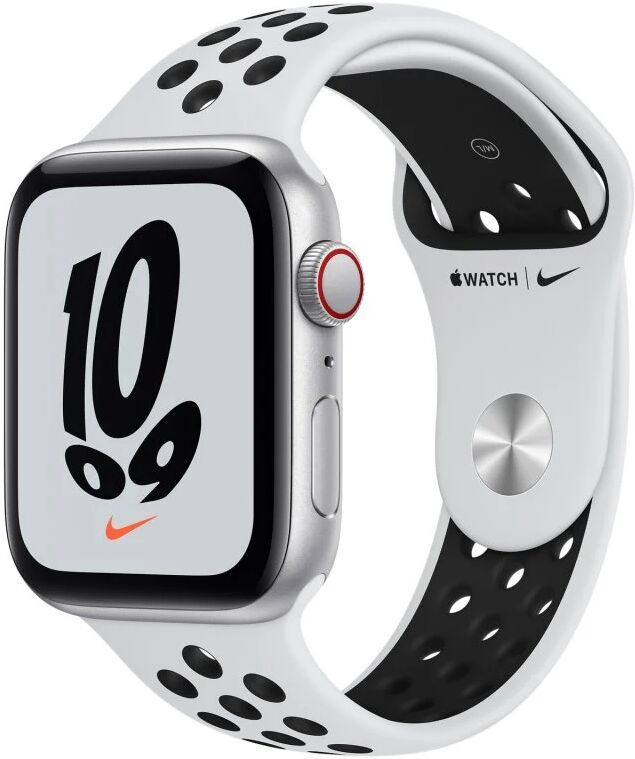 Apple watch se nike 2021 gps + cellular 44mm aluminio plata con correa deportiva platino