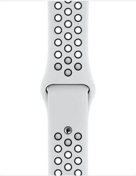 Apple Bracelete Watch 40 mm Sport Band Nike Platina-Pura, Preto