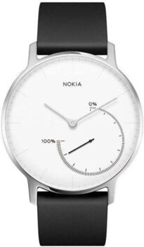 Nokia Relógio Desportivo Steel (Bluetooth - Até 8 meses de autonomia - Branco)