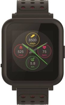 Muvit Smartwatch MIOSMW009 Preto, Vermelho