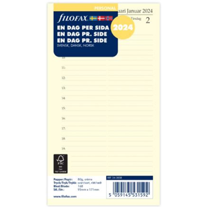 Dagbok Filofax Personal 2024 D/s