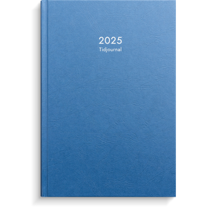 Burde Tidjournal Blått Kartongomslag 2025