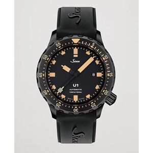 Sinn U1 Black Hard Coating Diving Watch 44mm Black/Ivory