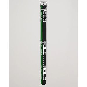 Polo Ralph Lauren Leather Sporting Strap Black/Green