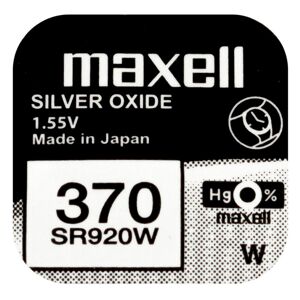 Maxell SR920W silveroxidbatteri 370