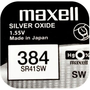 Maxell SR41SW silveroxidbatteri 384