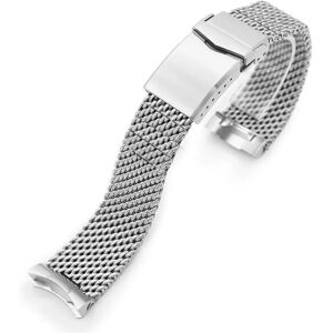 MiLTAT Curved End Massy Mesh-armband för Seiko 5 MC221820B006B-S5