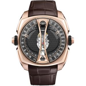 Cyrus Watch Klepcys Vertical Tourbillon Rose Gold Limited Edition - Black