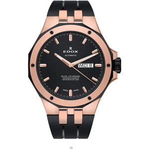 Archive Edox Watch Delfin Automatic Day Date - Black