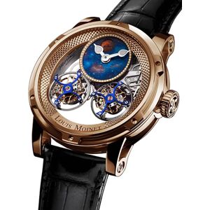 Archive Louis Moinet Watch Sideralis Evo Rose Gold Limited Edition - Blue