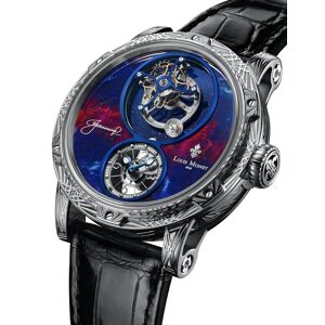 Archive Louis Moinet Watch Spacewalker White Gold Limited Edition - Blue