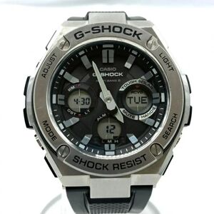 Casio G-SHOCK Watch GST-W110-1AJF G-STEEL  G-Shock G-Steel Radio Solar Metal Silver x Black