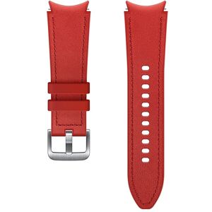 Samsung Galaxy Watch4/Watch4 Classic Hybrid Leather Strap (S/M) in Red (ET-SHR88SREGEU)