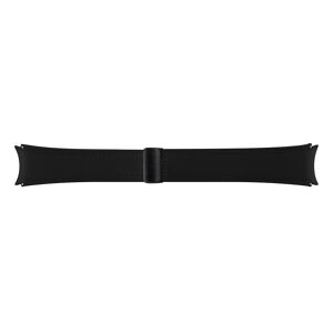 Samsung D-Buckle Hybrid Eco-Leather Band (Wide, M/L) for Galaxy Watch6 in Black (ET-SHR94LBEGEU)