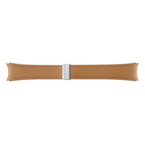 Samsung D-Buckle Hybrid Eco-Leather Band (Wide, M/L) for Galaxy Watch6 in Camel (ET-SHR94LDEGEU)
