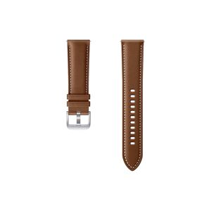 Samsung Galaxy Watch3 Stitch Leather Band (22mm, M/L) in Brown (ET-SLR84LAEGEU)