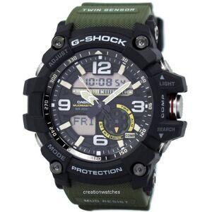 Casio G-Shock Mudmaster Analog Digital Twin Sensor GG-1000-1A3 GG1000-1A3 Mens Watch