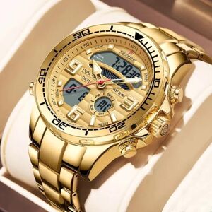 LIGE Men Military Watch Top Luxury Brand Big Dial Sport Watches Mens Chronograph Quartz Wristwatch Date Male Clock