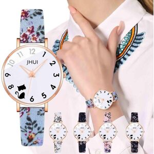 Eason Luxury Temperament Ladies Belt Watch Analog Arabic Digital Quartz Watch