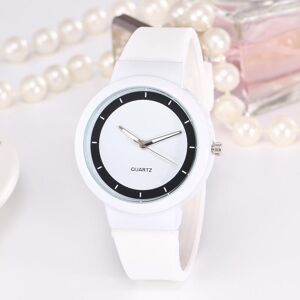 Zorioneko Fashion Silica Gel Strap Unisex Wristband Student Quartz Analog Watches Accessories