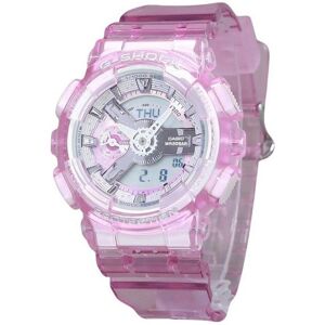 Casio G-Shock Analog Digital Virtual Worlds Translucent Pink Multicolor Dial Quartz GMA-S110VW-4A 200M Women's Watch