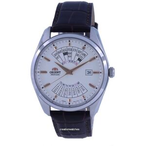 Orient Multi Year Calendar White Dial Leather Automatic RA-BA0005S10B Men's Watch