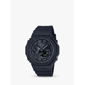 Casio Men's G-Shock Date Solar Resin Strap Watch - Black Ga-2100-1a1er - Male