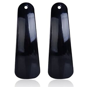 Cenmen 2x 4.7 Inch Plastic Shoehorn Lifter Flexible Robust Black