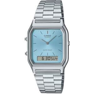 Casio Unisex's Analogue-Digital Quartz Watch with Stainless Steel Strap AQ-230A-2A1MQYES