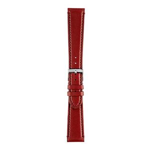 Morellato MANUFATTI Collection Model LIGABUE Unisex Watch Strap Lambskin Leather A01X3495006, red, 14 mm, Strap.