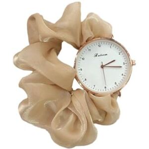 ZOUBAOQ Ribbon Women Watch Unique Lady Watch Hair Band Design Fashion Quartz Watch Girls Clothing L1Z0 for Women Accessories