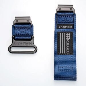 VhoMes Watch Band Nylon Sports Military Watch Strap (Color : HGA125BLU, Size : 26MM_M)