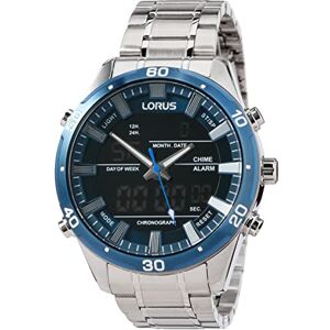 Seiko Lorus Mens Analogue-Digital Quartz Watch with Metal Strap RW647AX9