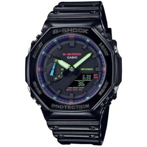 Casio Men's Analogue-Digital Quarz Watch with Plastic Strap GA-2100RGB-1AER