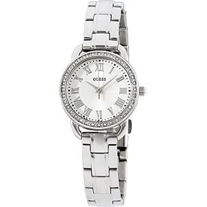 GUESS Women Analog-Digital Automatic Watch with Stainless Steel Strap S0367475