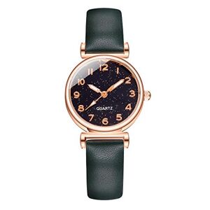 SHITOUJI Star Stylish Watch Quartz Digital Belt Minimalist Lady Gift Women's Watch Womens Small Watch (B, One Size)