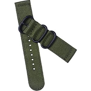 WRITWAA 20mm Watch Strap Watch Bands for Men Vintage Watch Band Fashion Adjustable Watch Strap Watch Straps for Men Nylon Watch Straps Nylon Watch Bands Buckle Vegetarian Diet Man