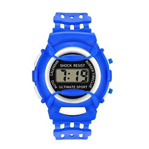 Junhasgood Watch for 11 Year Old Girls Watch Analog Electronic Wrist Girls Digital Children Waterproof Sport LED Kid's Watch Necklace for Boys (b-Blue, One Size)