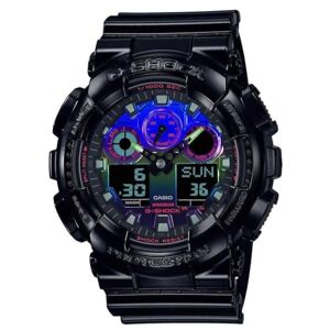 Casio Men Analogue-Digital Quartz Watch with Plastic Strap GA-100RGB-1AER